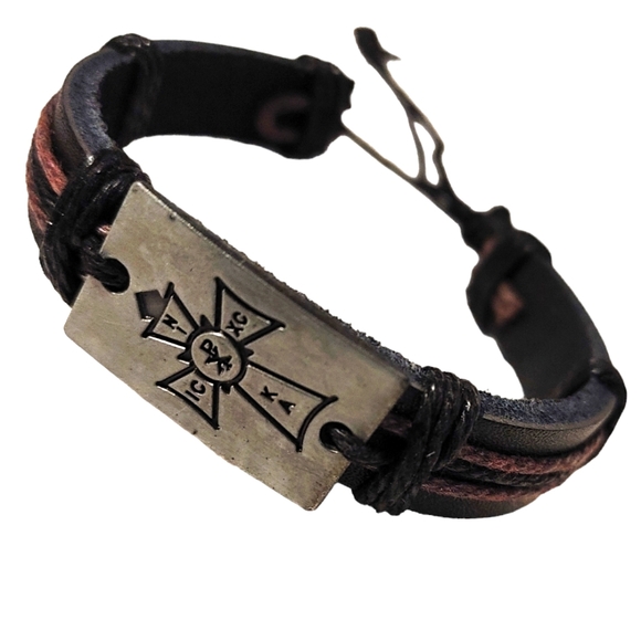 Cross Bracelet Men's Size OS - Picture 1 of 6